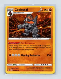Coalossal SWSH054 Holo Promo Sword & Shield Promo Pokemon Lightly Played - Image 1