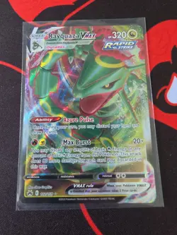 Rayquaza VMAX 102/159 Holo VMAX Rare Crown Zenith Pokemon NM - Image 1