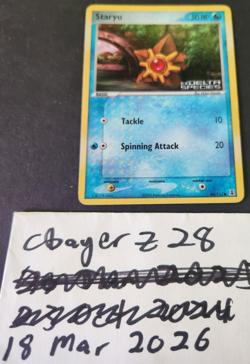 Pokemon TCG Staryu #84/113 Delta Species Reverse Holo Common, LP-MP - Image 1