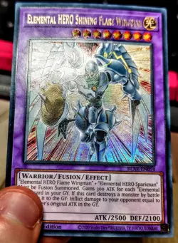 Yu-Gi-Oh! Ultimate Rare Style Elemental HERO Shining Flare Wingman - Image 1
