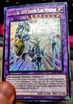 Yu-Gi-Oh! Ultimate Rare Style Elemental HERO Shining Flare Wingman - Image 2