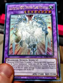 Yu-Gi-Oh! Ultimate Rare Style Elemental HERO Shining Flare Wingman - Image 3