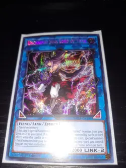 Yugioh! Unchained Soul Lord of Yama MP24-EN101 1st Ed NM Prismatic Secret Rare - Image 1