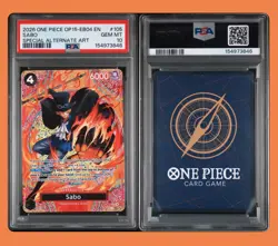 2026 ONE PIECE OP15 EB04 EN KAMI'S ISLAND P-105 SABO SP PSA 10 - Image 1