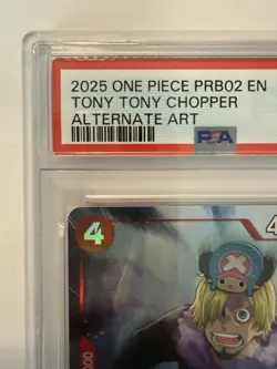 One Piece Premium Booster 2 PRB02 - Tony Tony.Chopper Alternate Alt Art PSA 10 - Image 3