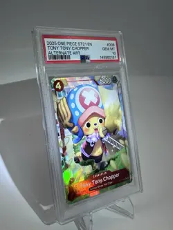 PSA 10 2025 ONE PIECE STARTER DECK ST21-ALT ART #008 TONY TONY CHOPPER - Image 2