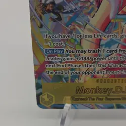 Bandai One Piece Monkey D. Luffy EB04-061 Secret Rare Foil Blocker 10C 12000P - Image 5