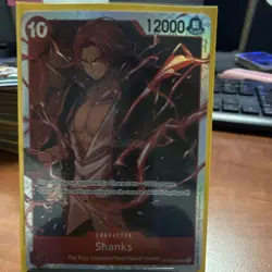 Bandai Shanks OP09-004 Super Rare Foil 12000 Power Emperors in the New World - Image 1