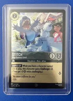 Disney Lorcana TCG Stitch - High Badness Level Promo Foil 35/P3 EN - Image 1