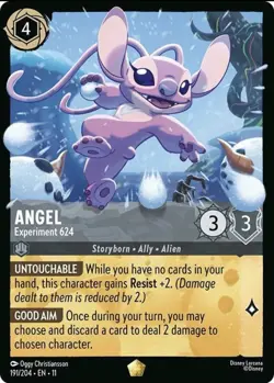 Disney Lorcana TCG Angel-Experiment 624 Winterspell 191/204 - Image 3