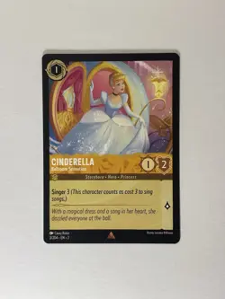 Cinderella - Ballroom Sensation 3/204 Rare Non Foil, Disney Lorcana NM - Image 1