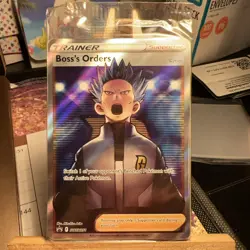 SEALED Boss's Orders (Cyrus) SWSH251 Black Star Promo Full Art Pokemon TCG MINT - Image 1