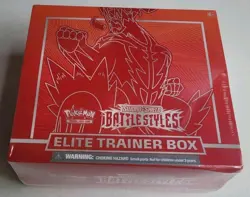 New - Sealed Pokemon Battle Styles ETB Red Elite Trainer Box - Image 1