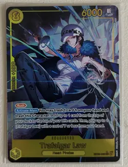 Trafalgar Law EB03-062 Alternate Art One Piece Heroines Edition Card NM! - Image 1