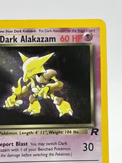 Dark Alakazam 1st Edition Holo 1/82 Team Rocket Pokemon Card LP Vintage WOTC - Image 3