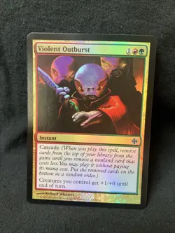 Violent Outburst FOIL Alara Reborn NM Pack Fresh Magic The Gathering | MTG - Image 1