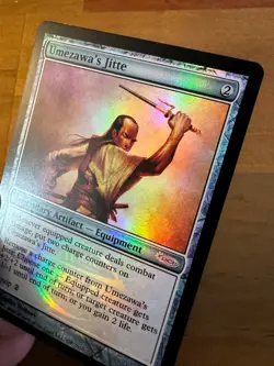 Magic MTG Grand Prix Promos Umezawa's Jitte FOIL #GP 2010 Promo LP - Image 2