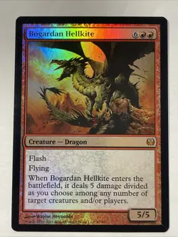 Bogardan Hellkite - FOIL - MTG Duel Decks: Knights vs. Dragons - NM - Image 1