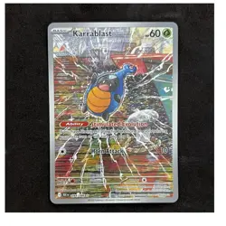 Pokemon Karrablast Sv: Black Bolt Illustration Rare Holo Basic HP60 094/086 - Image 1