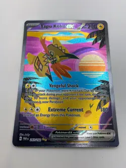 Tapu Koko ex 247/182 Sv04: Paradox Rift Holo Pokemon - 2 - Image 1