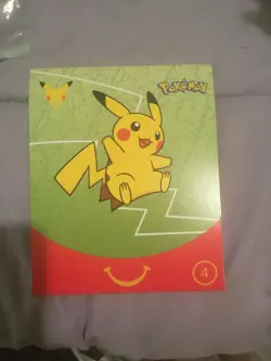 Mcdonalds 2021 Pokemon Booster packs ... 4 cards in a pack...New ( 1 pack ) - Image 1