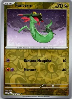 Carte Pokemon Fantyrm 071/131 Reverse - 2025 - Image 1