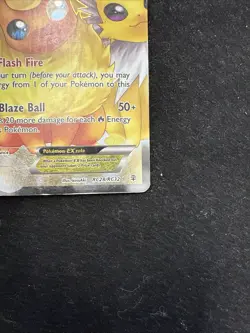 Pokemon Flareon EX RC28/RC32 Generations Radiant Collection Damaged Condition - Image 4