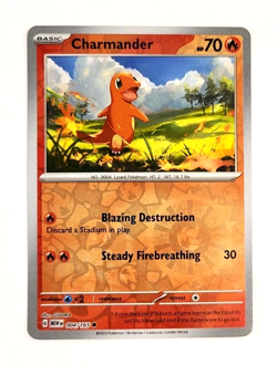 Charmander - 004/165 - Reverse Holo - SV: Scarlet & Violet 151 - Pokemon Card - Image 1