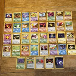 Pokemon TCG Team Rocket Bundle 37X CARDS No Duplicates Vintage WOTC - Image 1