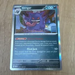 Pokemon TCG Perfect Order Gengar 050 /088 Holo Rare Card - Image 1
