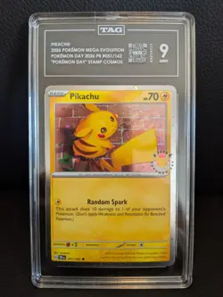 PIKACHU 2026 POKEMON MEGA EVOLUTION POKEMON DAY 2026 PR #051/162 "POKEMON... - Image 1