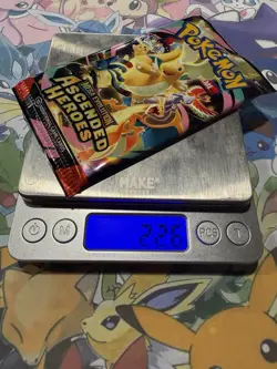 EXTREMELY HEAVY! 22.6g GOD PACKUUU Ascended Heroes Pokemon TCG Booster (SEALED) - Image 1