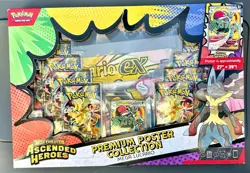 Pokemon TCG Ascended Heroes Premium Poster Collection Mega Lucario Box Sealed - Image 1