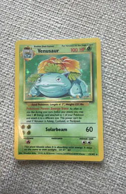 Pokemon TCG Venusaur Base Set 15/102 Holo 1999-2000 Wizards Base Set... - Image 1