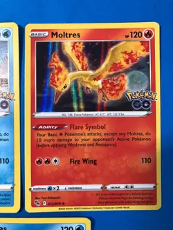 Pokemon Go- 3 Card Holo Lot- Lapras 23/78, Articuno 24/78, Moltres 12/78- NM - Image 3