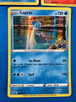 Pokemon Go- 3 Card Holo Lot- Lapras 23/78, Articuno 24/78, Moltres 12/78- NM - Image 4