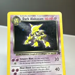 Dark Alakazam 1/82 Holo Rare Team Rocket Pokemon - MP - Image 2