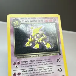 Dark Alakazam 1/82 Holo Rare Team Rocket Pokemon - MP - Image 4