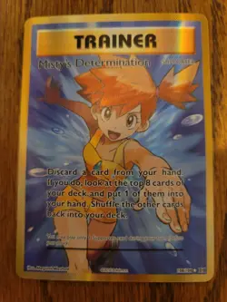 Misty's Determination 108/108 Ultra Rare Evolutions Pokemon Near Mint - Image 1