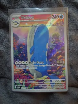 Pokemon TCG Journey Together Wailord 162/159 Shiny Rare NM - Image 1