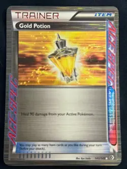 Gold Potion 140/149 LP Pokemon Boundaries Crossed ACE SPEC Holo Rare - Image 1