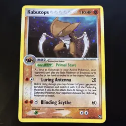 Pokemon Kabutops 10 /108 2007 Lightly Played Rare Holofoil Power keepers TCG - Image 1