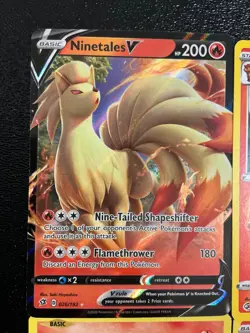 x12 Vulpix ninetales Pokemon Mixed Lot set Cute Rare V Holo 🦊🔥🔥🔥 NM - Image 2