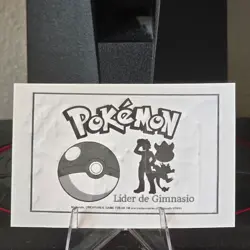 Pokemon Red Album Stickers Indigo League - Green Holo Set Hit Blaine - Image 2