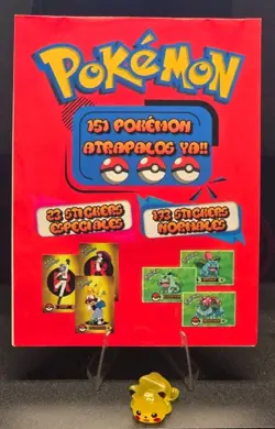 Pokemon Red Album Stickers Indigo League - Green Holo Set Hit Blaine - Image 5