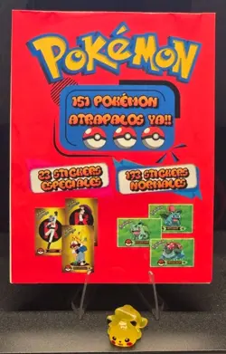 Pokemon Red Album Stickers Indigo League - Green Holo Set Hit Erika - Image 5