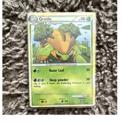 Pokemon Grotle Unleashed 31/95 Uncommon Regular Stage 1 90HP English 2010 TCG - Image 1