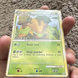 Pokemon Grotle Unleashed 31/95 Uncommon Regular Stage 1 90HP English 2010 TCG - Image 3
