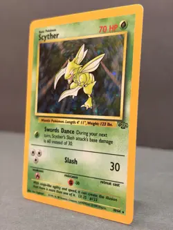 Scyther 10/64 Unlimited Holo Rare - Pokemon Jungle Set LP - Image 3