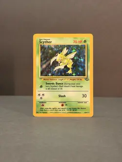 Scyther 10/64 Unlimited Holo Rare - Pokemon Jungle Set LP - Image 4